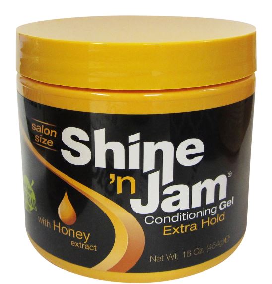 Ampro Shine 'N Jam Conditioning Gel Extra Hold Styling & Holding Gels Shine 'n Jam 16 oz 