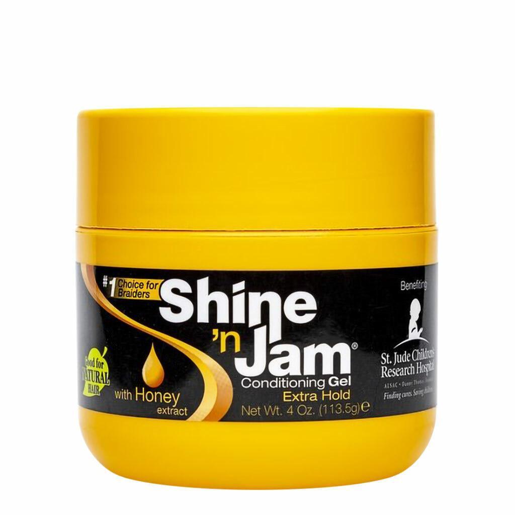Ampro Shine 'N Jam Conditioning Gel Extra Hold Styling & Holding Gels Shine 'n Jam 4 oz 