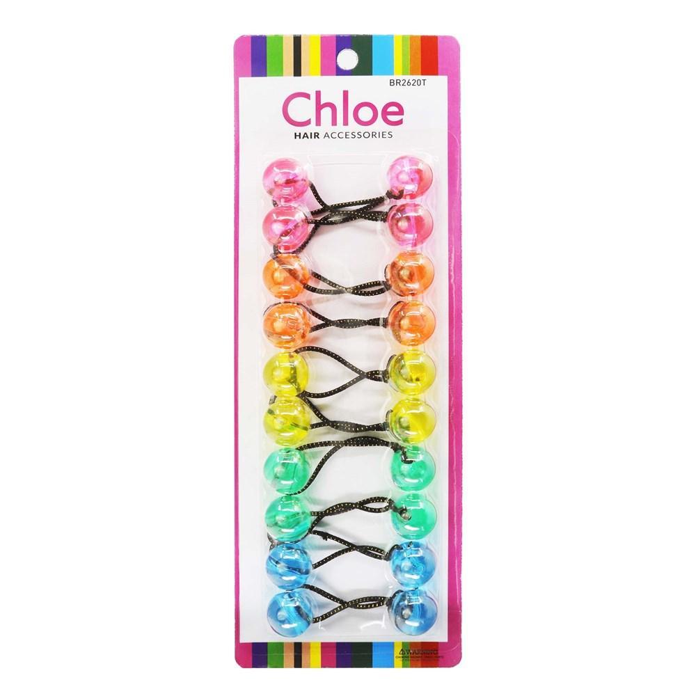 CHLOE 20mm Children's Bobbles (10pcs) Beauty Club Outlet Transparent Coloured 