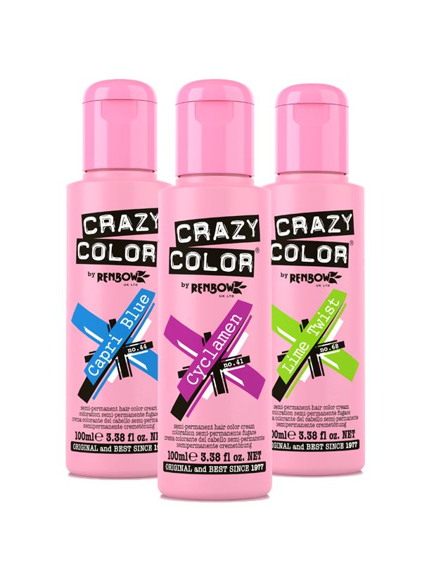 Crazy Colour Semi-Permanent Hair Colour Beauty Club Outlet 