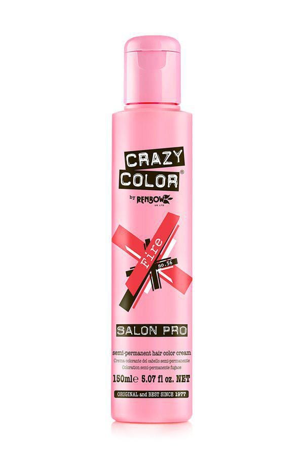 Crazy Colour Semi-Permanent Hair Colour Beauty Club Outlet Fire 