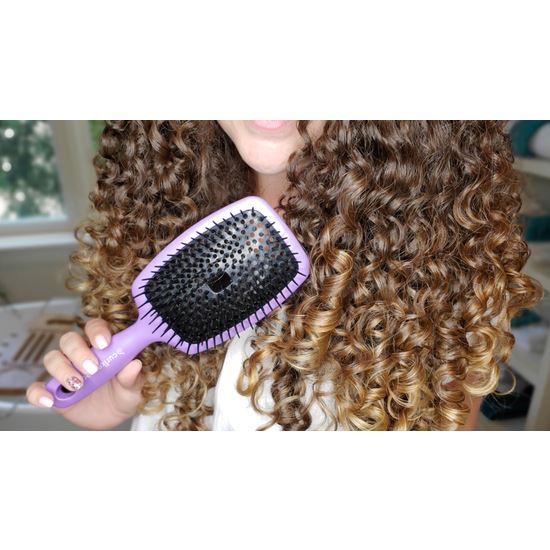 Curl Keeper Flexy Brush (Purple & Black) Accessories Curl Keeper 