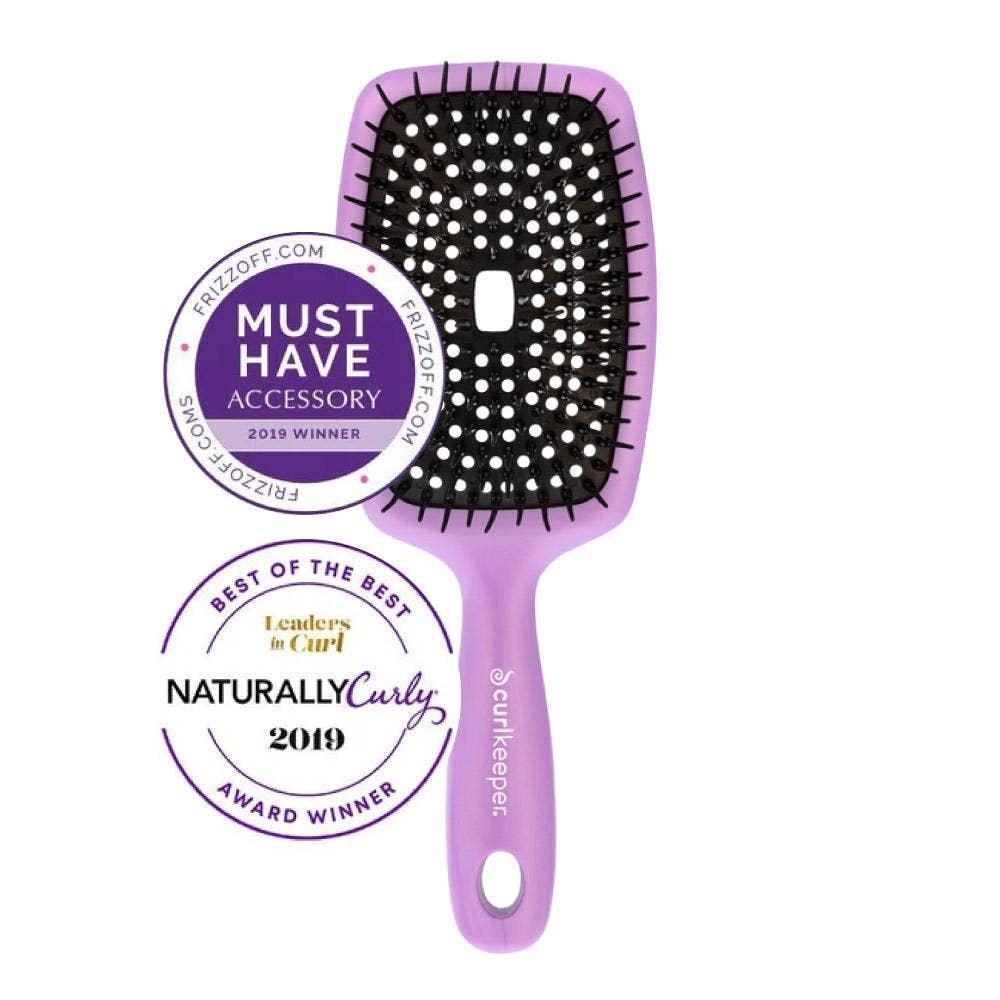 Curl Keeper Flexy Brush (Purple & Black) Accessories Curl Keeper 