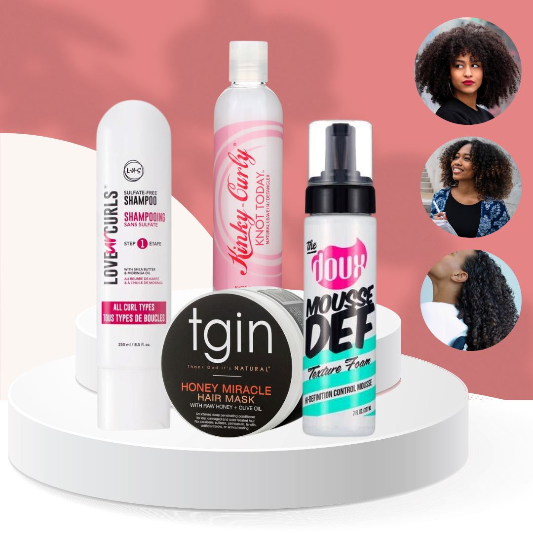 Curly Hair Routine Bundle - Tight to Medium Curls and Coils Product Bundles Beauty Club Outlet 