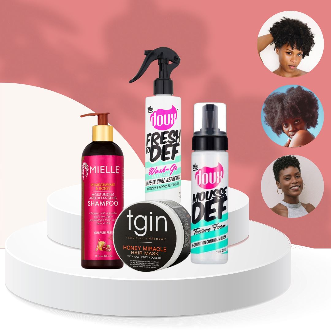 Curly Hair Routine Bundle - Tighter and Tightest Coils Product Bundles Beauty Club Outlet 