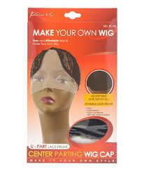 Make Your Own Wig U-Part Lace Front Center Parting Wig Cap Accessories Kim & C 
