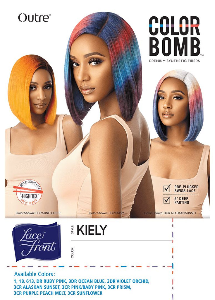Outre Color Bomb Synthetic Wig Kiely Beauty Club Outlet 