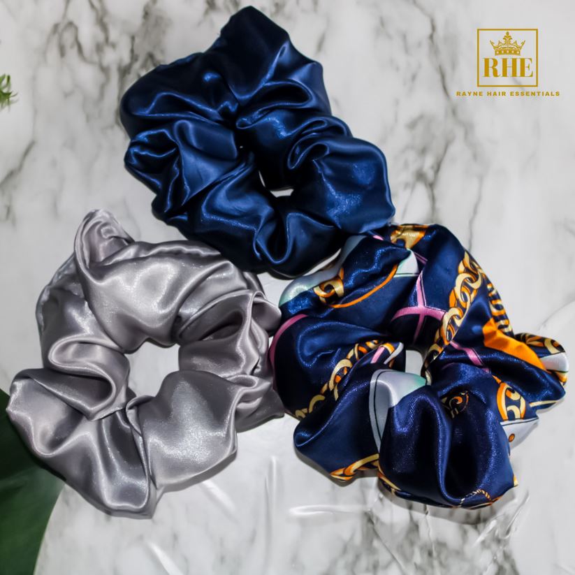Rayne Essentials Luxurious Satin Scrunchies Accessories Rayne Hair Essentials Talia Mix 