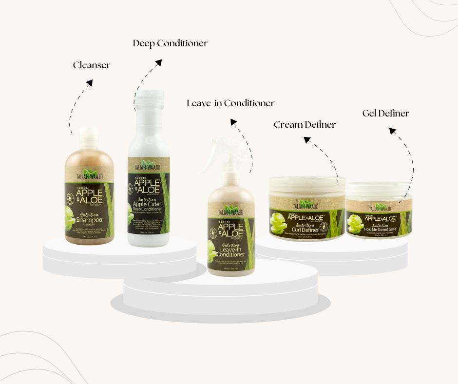 Taliah Waajid Apple and Aloe Curl Definition Bundle (4A-4C Hair) Beauty Club Outlet 