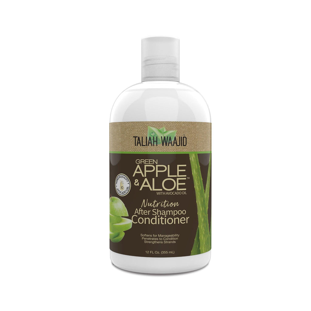 Taliah Waajid Green Apple & Aloe Nutrition After Shampoo Conditioner 12oz Beauty Club Outlet 