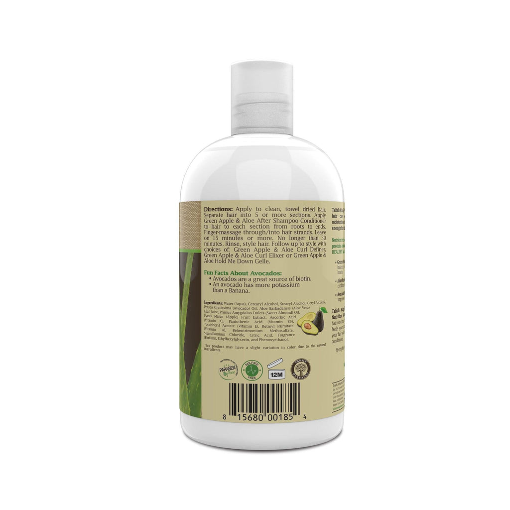 Taliah Waajid Green Apple & Aloe Nutrition After Shampoo Conditioner 12oz Beauty Club Outlet 