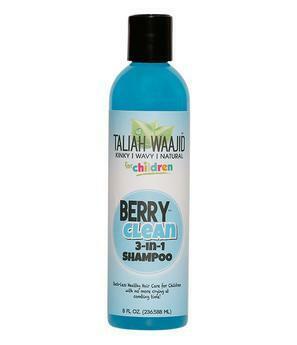 Taliah Waajid Kinky Wavy Natural for Children Berry Clean Three-In-One 8oz Children's Products Taliah Waajiid 