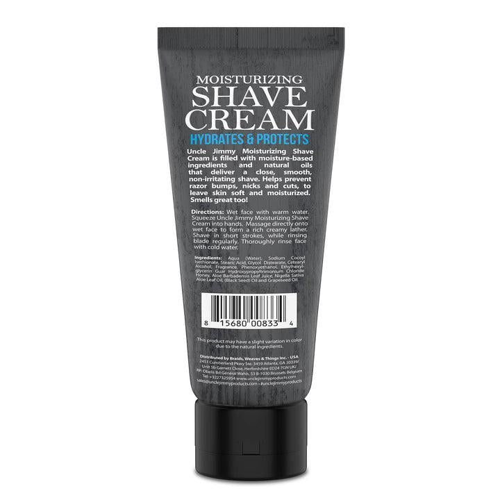 Uncle Jimmy Moisturizing Shave Cream 8 oz Beauty Club Outlet 