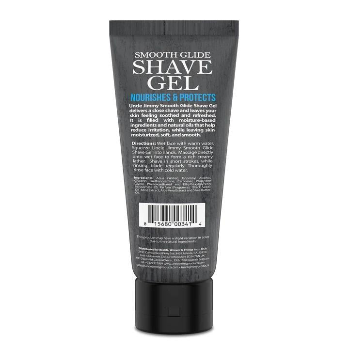 Uncle Jimmy Smooth Glide Shave Gel 8 oz Beauty Club Outlet 